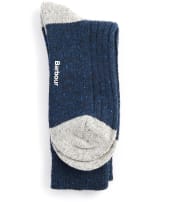 Men's Barbour Houghton Socks - Navy / Grey
