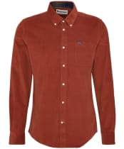Men’s Barbour Ramsey Tailored Shirt - Dark Ginger
