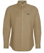 Men's Barbour International Kinetic Shirt - Bleached Olive