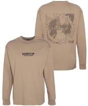 Ls Mapped Tee - Timberwolf