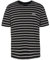 Men's Barbour International Bernie Stripe Cotton T-Shirt - Black