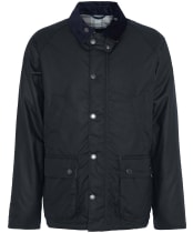 Men's Barbour Ambleside Waxed Jacket - Navy / Blue Granite