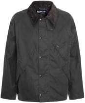 Men's Barbour International A7 Pacemaster Waxed Jacket - Charcoal