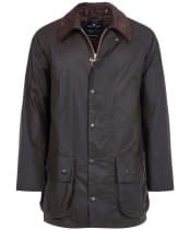 Men's Barbour Classic Beaufort Waxed Jacket - Olive