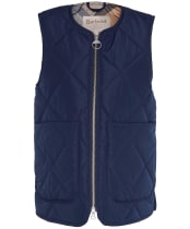 Shelby Gilet - Navy / Sky Dress Tartan