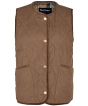 Cecily Gilet - Beige / Sky Dress Tartan