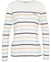 Women’s Barbour Hawkins Top - CLOUD STRIPE 12