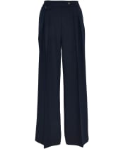 Women's Barbour Francis Wide Leg Trousers - Navy