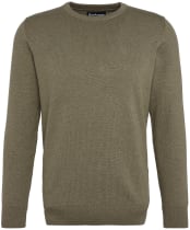 Men's Barbour Pima Cotton Crew Neck Sweater - Vintage Khaki
