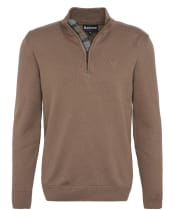 Men’s Barbour Avoch Half Zip Sweater - Fossil