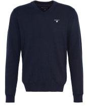 Merino V-Neck - Navy