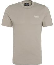 Men's Barbour International Small Logo Tee - Concrete