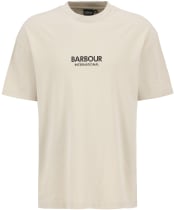 Men's Barbour International Os Formula T-Shirt - Oyster Grey
