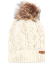 Women's Barbour Penshaw Cable Beanie - Cloud