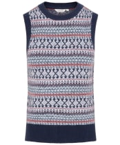 Women's Lily & Me Fairisle Jazz Knitted Tank Top - Navy