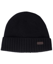 Men's Barbour Carlton Beanie Hat - Black