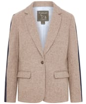 Women's Ariat Dornie Wool Blazer - Camel Herringbone