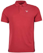 Men's Barbour Sports Polo 215G - Biking Red