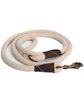 Barbour Cotton Rope Dog Lead - Natural / Classic