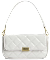 Women's Barbour International Quilted Mini Soho Crossbody Bag - Gloss Silver Birch