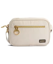 Women's Barbour International Qualify Micro Crossbody Bag - Light Pearl