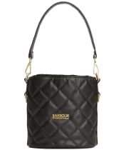 Women's Barbour International Quilted Mini Balham Tote Bag - Black