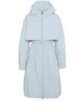 Women's Barbour International Estella Parka Casual Jacket - Light Steel Blue
