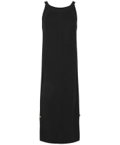 Women's Barbour International Dakota Knitted Midi Dress - Black