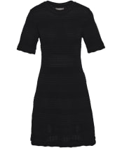 Women's Barbour Mia Knitted Mini Dress - Black