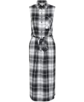 Women's Barbour Agnes Midi Dress - Monochrome Tartan 