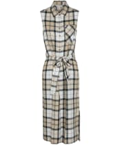 Women's Barbour Agnes Midi Dress - Safari Tartan
