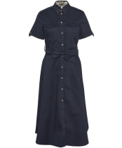 Women's Barbour Ivy Midi Dress - Dark Navy