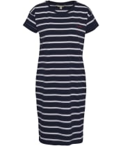 Women's Barbour Otterburn Stripe Dress - Navy