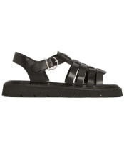 Women's Barbour Otterburn Fisherman Sandal - Black