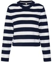 Women's Barbour Bronya Knitted Jumper - Navy