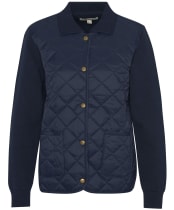 Women's Barbour Hollies Knitted Cardigan - Navy