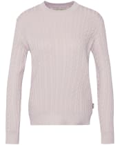 Women's Barbour Hartland Crew Knitted Jumper - Primrose Pink