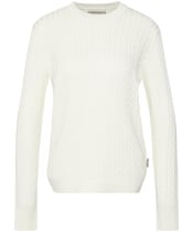 Women's Barbour Hartland Crew Knitted Jumper - Cloud