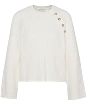 Women's Barbour Angela Knitted Jumper - Cloud
