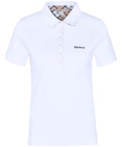 Women's Barbour Portsdown Top - White / Hessian