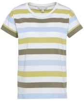 Women's Barbour Lyndale Top - Limeade Stripe