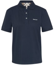 Women's Barbour Bowford Polo Top - Navy