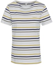 Women's Barbour S/S Bradley Top - Cloud Stripe