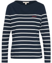 Women's Barbour Bradley Top - Navy Stripe