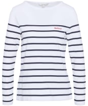 Women's Barbour Bradley Top - Cloud Stripe
