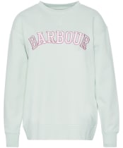 Women's Barbour Northumberland Sweatshirt - Aqua
