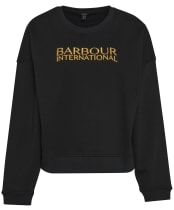Women's Barbour International Dakota Sweatshirt - Black