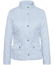Women's Barbour Flyweight Cavalry Quilted Jacket - Breeze Blue