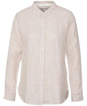 Women's Barbour Marine Shirt - BRAN STRIPE