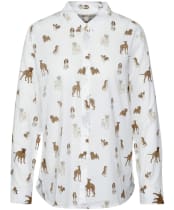 Women’s Barbour Safari Shirt - Dog Print